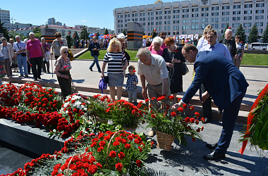 Почтили память павших в Великой Отечественной войне