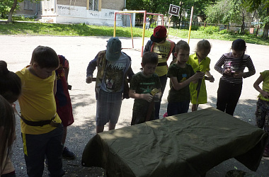 В Промышленном районе стартовала летняя серия военно-спортивной игры «Зарница»